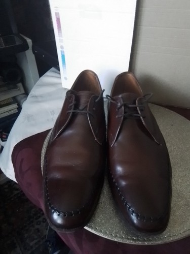 Cheaney brown leather shoes - cheaney,