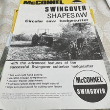 McConnel swing over shapesaw /