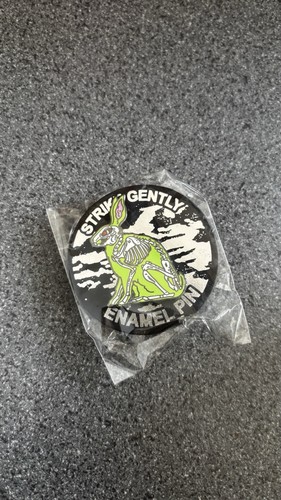 Strike gently enamel pin - strike, badge