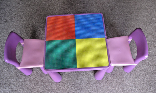 Lego blocks play table - play,