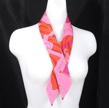 HERMES Twilly Scarf silk