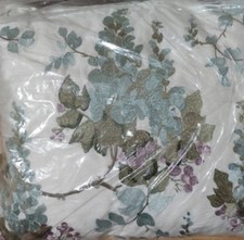 Laura Ashley Wisteria Duck Egg /Pistachio embroidered Cushions BNWTS 3 avail