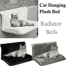 Cat Radiator Bed Hanging Hammock Plush Warm Fleece Basket Cradle Kitten Pet Dog