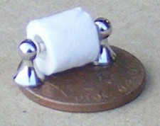 Dolls House Toilet Roll With A