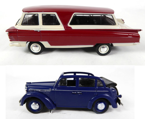 Set model cars from ussr - 2,
