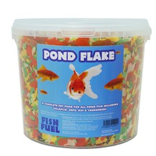 Fish Fuel Pond Flake 5 Litre - Premium Koi & Pond Fish Food - Goldfish, Koi Carp