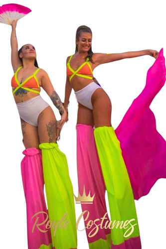 Lycra stretch stilt covers - lycra,