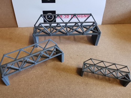 Truss style rail bridge - rail,