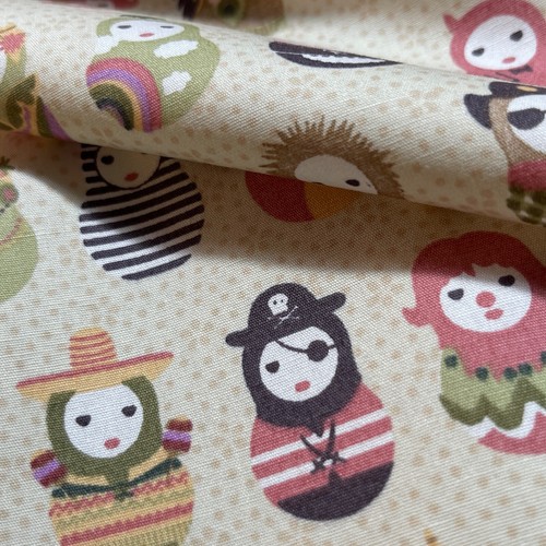 Russian dolls 100 - dolls, cotton