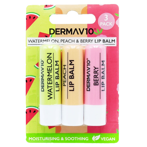 Pack derma v10 lip - of, 3