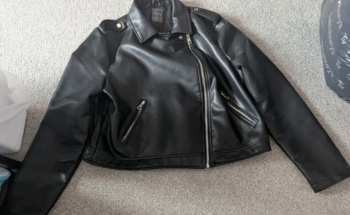 Womens faux leather jacket - womens,