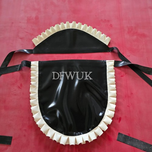Black white frilly maid - frilly,