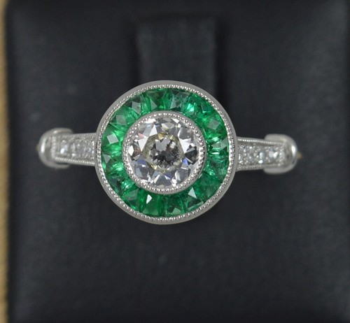 Art deco design - platinum, old