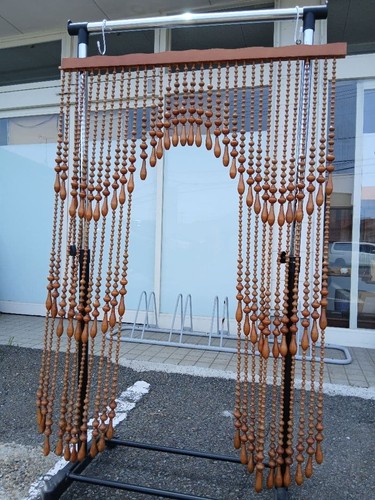 Vintage japanese wooden beaded - vintage,