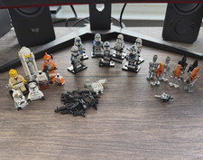 Bundle of Custom and LEGO Star Wars Minifigures I Accessories included I