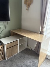 Corner Desk for Office and Computer With Cupboard and Drawer