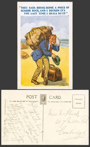 Beach comic humour man - man, bring