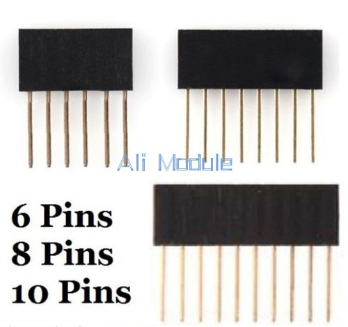 Stackable header pins - stackable, 8