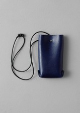 Toast x Kate Sheridan blue leather pouch/phone bag New