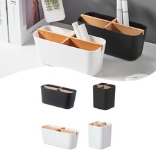 Wooden Toothbrush Holder with