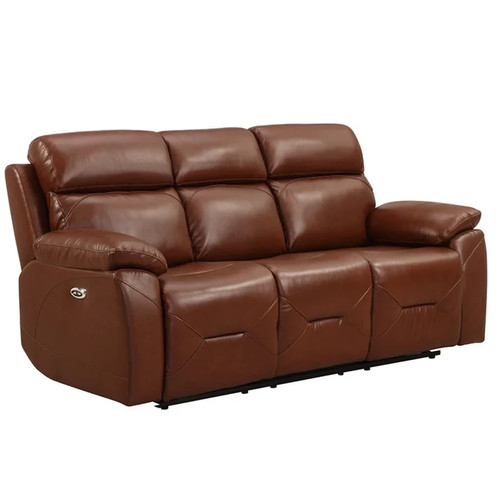 Leather recliner sofa set - leather,