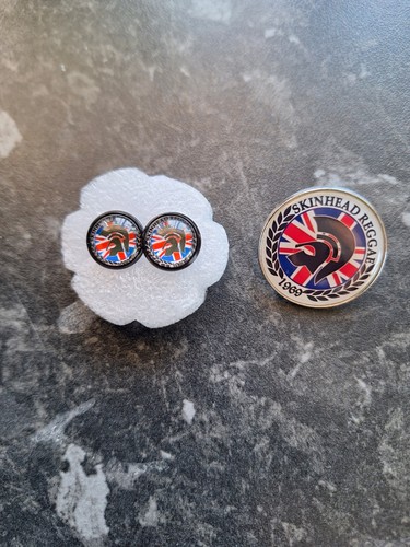 Skinhead reggae 1969 metal pin - skinhead,