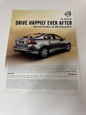 Original 2012 Volvo S60 Magazine Advert Poster Frame Ready Man Cave Garage Retro