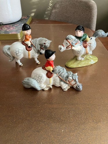 Thelwell ponies figurines - thelwell,