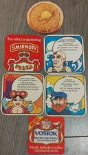 5× Rare 80s Smirnoff Beer