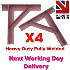 Gallows Brackets Steel 50 x 50mm - 4 Brackets NEXT DAY