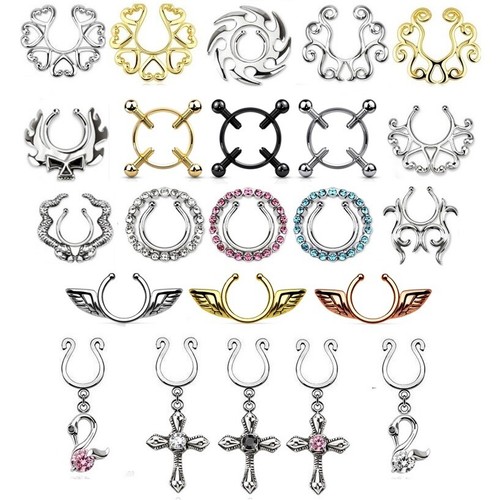 Clip nipple shield ring - nipple,