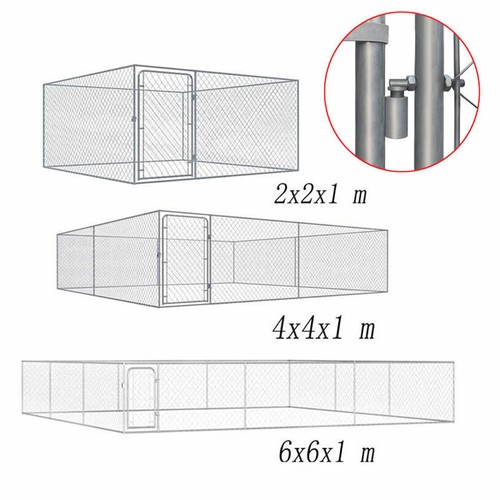 Outdoor dog kennel - outdoor, galvanised