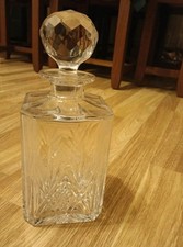 Vintage Crystal Glass Square