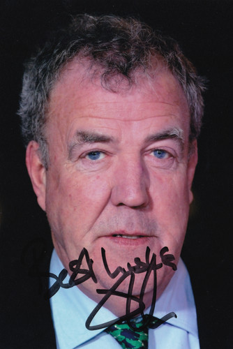 Jeremy clarkson hand signed - clarkson,