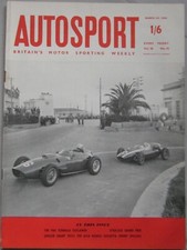 AUTOSPORT magazine 25 March 1960 featuring Alfa Romeo Giulietta Sprint Special