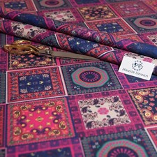 Printed Velvet Upholstery