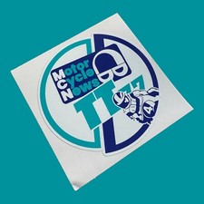 MCN Motor Cycle News  IOM 1977 TT Isle Of Man Races Rally Vinyl Sticker Oil Can