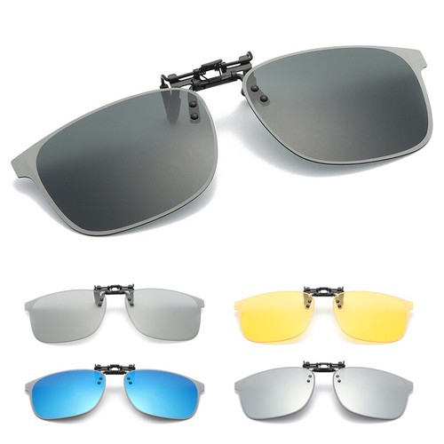 Polarised clip sunglasses - clip, on
