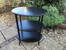 Antique 3 Tier ebonised Mahogany Etagere / Occasional Table Circa 1900