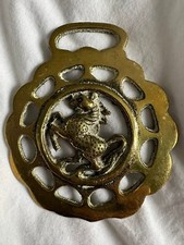 VINTAGE ENGLISH HORSE BRASS