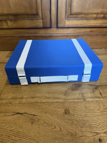 Blue watch briefcase - watch,