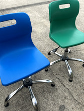 Titan children's desk chair in blue or green 
