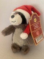 Lidl Rodney Raccoon Santa Hat