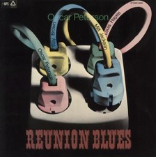 Oscar Peterson & M... vinyl LP  record Reunion Blues NET