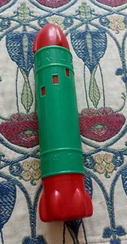 Rare 1960s 70s plastic rocket - rare,