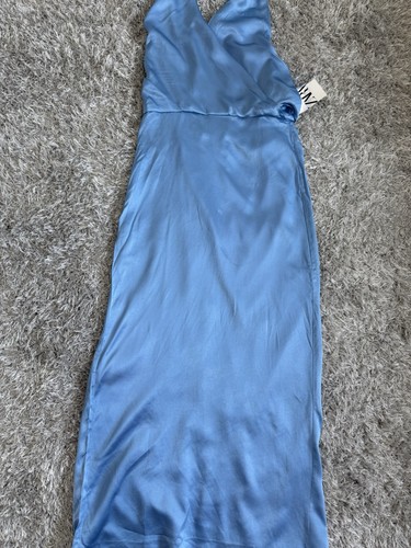 Zara halter neck midi dress - midi,
