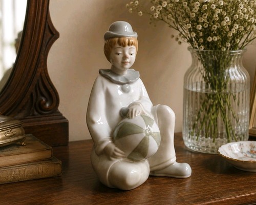 Vintage porcel spain clown - porcel,