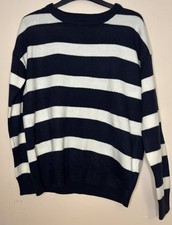 Navy and White Striped Papaya