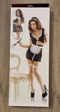 Chilirose Fetish Sexy French Maid Fancy Dress Costume Uniform Hen Party 9pc Set