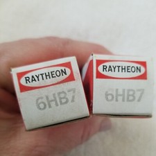 2 New 6HB7 TUBE HORIZONTAL OUTPUT TUBE OR TRANSMITTER TUBE HAM RADIO